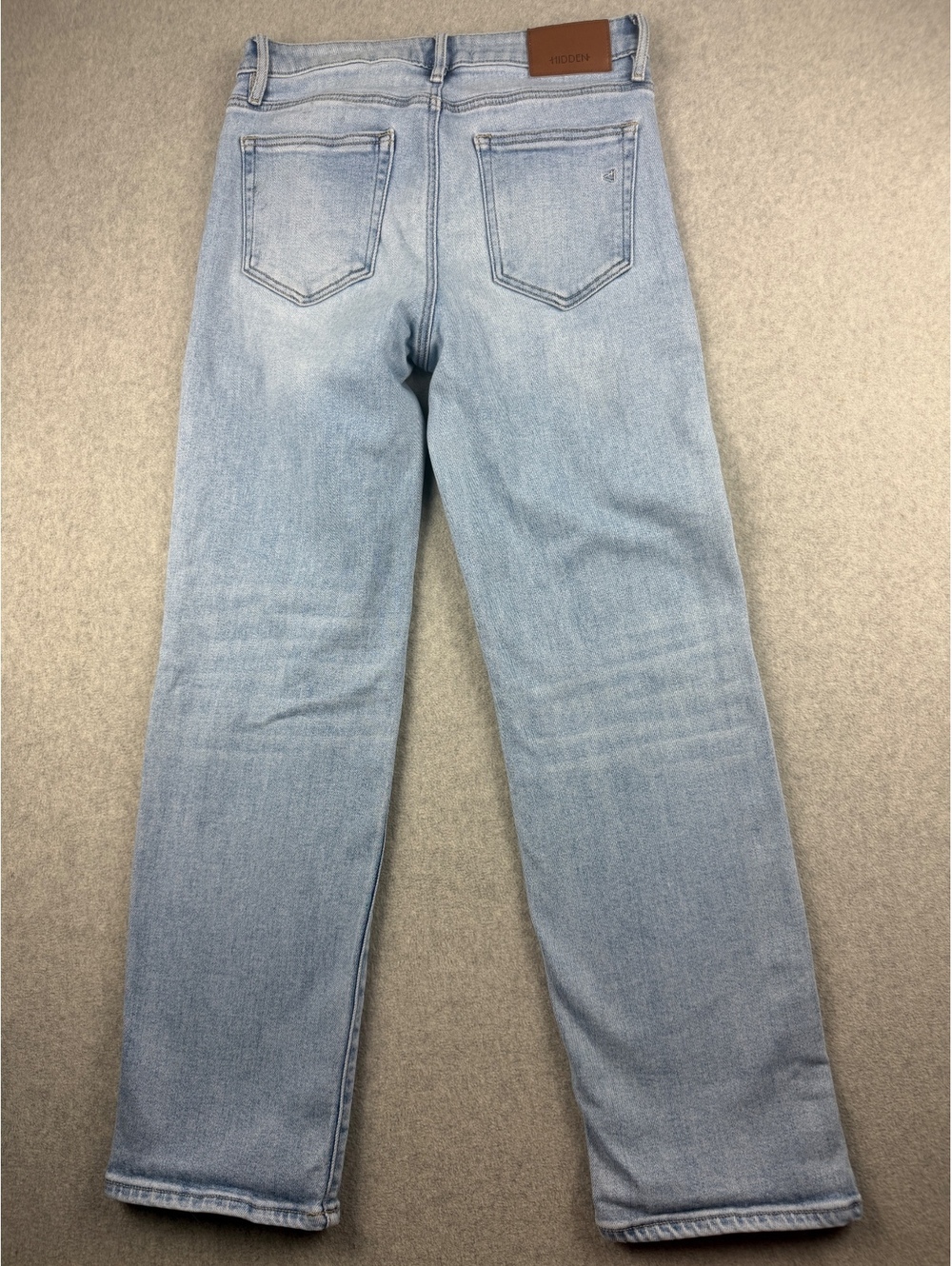 Hidden Los Angeles Distressed Straight Leg Jeans Light Wash Women's 29 - Picture 2 of 7